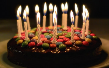 Картинка еда торты свечи торт праздник