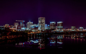 Картинка города -+огни+ночного+города огни ночь здание город