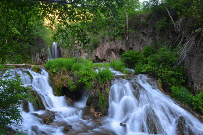 Обои картинки фото природа, водопады, простор