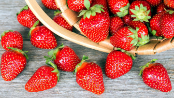 Картинка еда клубника +земляника