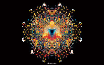 Картинка векторная+графика -графика+ graphics квадраты мозаика