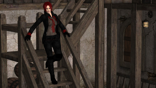 Обои картинки фото 3д графика, люди , people, фон, взгляд, девушка