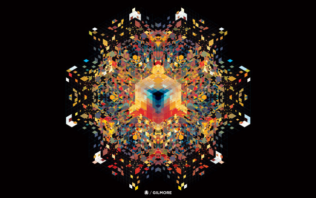 Обои картинки фото векторная графика, -графика , graphics, квадраты, мозаика