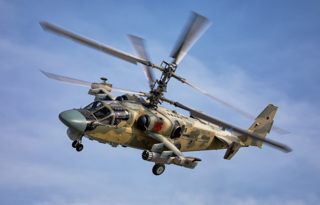 Обои картинки фото ka-52, авиация, вертолёты, вертушка
