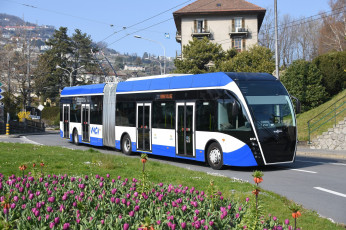 Картинка троллейбус техника троллейбусы город улица