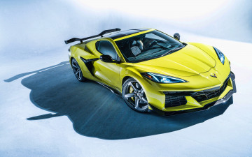 обоя автомобили, corvette, 2023, chevrolet, z06, 4k, вид, спереди, экстерьер, новый, американский, спорткар, шевроле