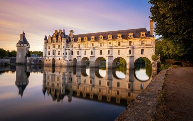 Обои картинки фото города, замок шенонсо , франция, chateau, de, chenonceau, france