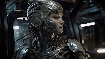 Картинка 3д+графика _science+fiction нейросети графика нейроарт ai art нейронные сети