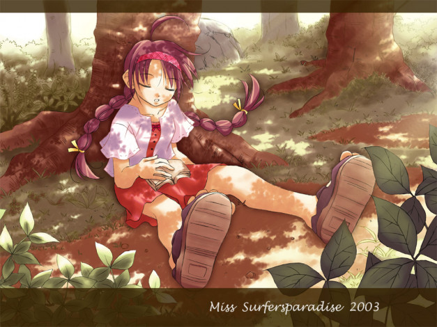 Обои картинки фото аниме, miss, surfersparadise