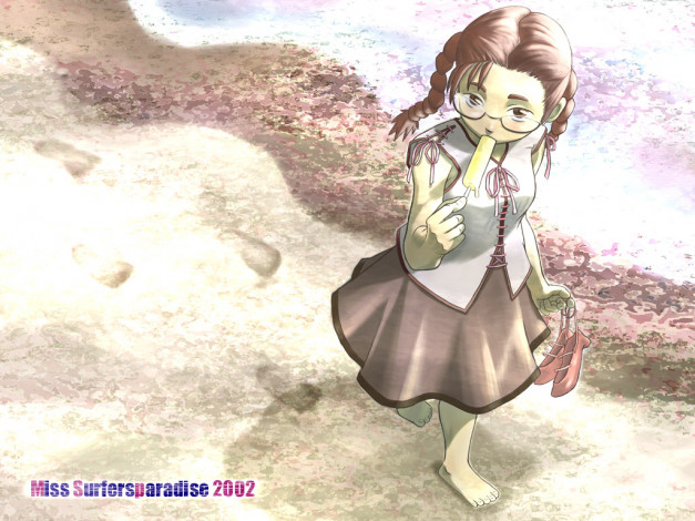 Обои картинки фото аниме, miss, surfersparadise