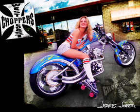 Картинка мотоциклы мото девушкой