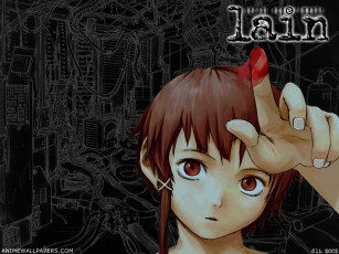 Картинка аниме lain