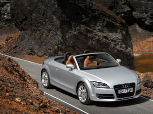 Картинка audi tt roadster 2007 автомобили