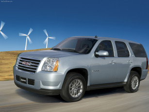 Картинка gmc yukon hybrid 2008 автомобили gm