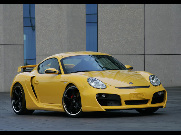 Обои картинки фото 2007, techart, widebody, based, on, porsche, cayman, автомобили