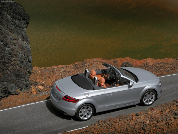 Обои картинки фото audi, tt, roadster, 2007, автомобили