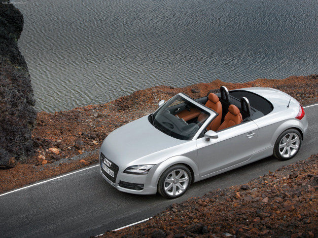 Обои картинки фото audi, tt, roadster, 2007, автомобили