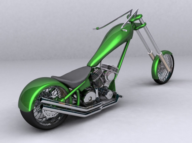 Обои картинки фото мотоциклы, 3d