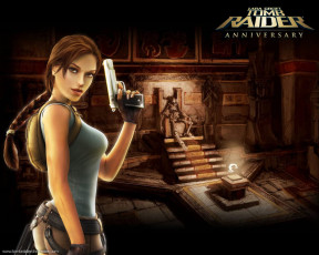 Картинка видео игры lara croft tomb raider anniversary