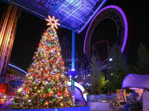 Картинка праздничные новогодние пейзажи