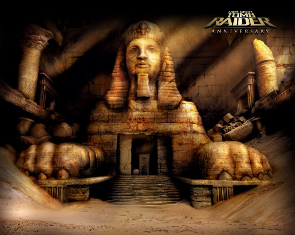 Обои картинки фото видео, игры, lara, croft, tomb, raider, anniversary