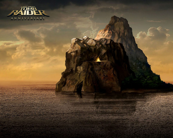 Обои картинки фото видео, игры, lara, croft, tomb, raider, anniversary