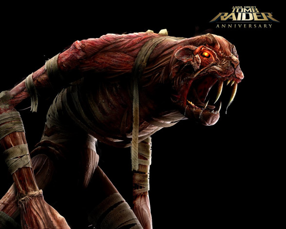 Обои картинки фото видео, игры, lara, croft, tomb, raider, anniversary