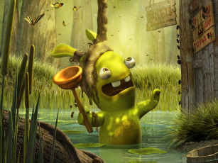 Картинка видео игры rayman raving rabbids