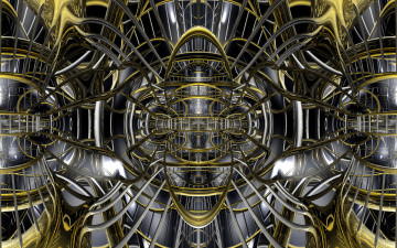 Картинка 3д графика fractal фракталы