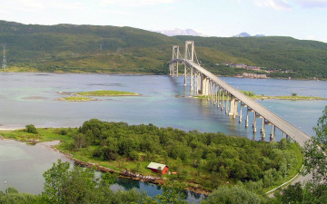 Картинка hinnoya norway природа реки озера