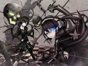 Картинка аниме black rock shooter