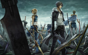 Картинка аниме weapon blood technology