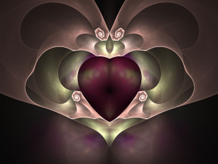 Картинка 3д графика fractal фракталы фрактал узор