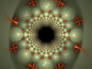 Картинка 3д графика fractal фракталы фрактал узор