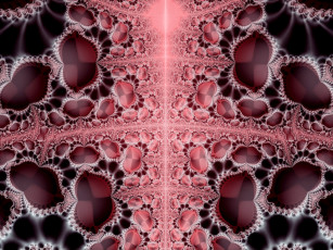 Картинка 3д графика fractal фракталы фрактал узор