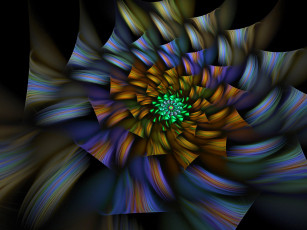 Картинка 3д графика fractal фракталы фрактал узор