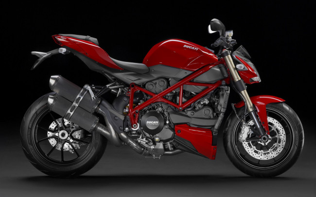 Обои картинки фото ducati, streetfighter, 848, 2012, мотоциклы