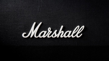 Картинка marshall speakers бренды надпись