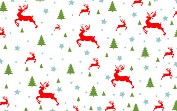 Картинка векторная+графика олени