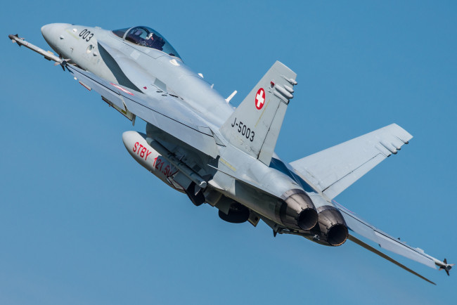 Обои картинки фото fa-18 hornet, авиация, боевые самолёты, истребитель, ввс, сша, полет