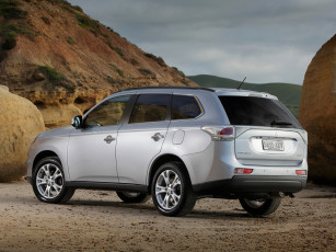 Картинка автомобили mitsubishi au-spec outlander светлый