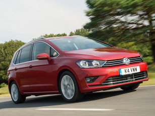 Картинка автомобили volkswagen golf 2014г красный sv