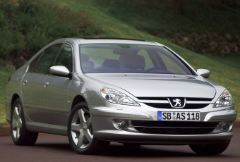 обоя автомобили, peugeot, 2004г, hdi, v6, серый, 607, 2-7