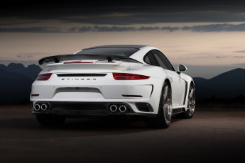 Картинка автомобили porsche topcar 2014г 991 светлый gtr stinger turbo 911