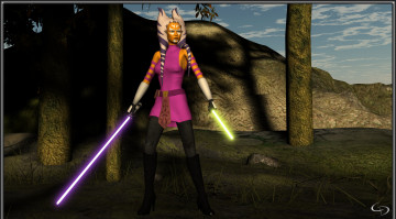 Картинка 3д+графика существа+ creatures природа оружие фон взгляд халк