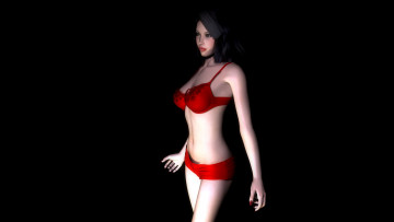 Картинка 3д+графика люди+ people фон взгляд девушка