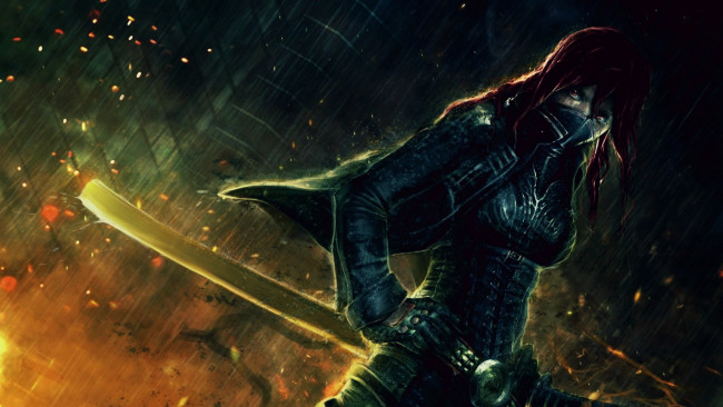 Обои картинки фото аниме, fairy tail, маг, чародей, волшебник, elza