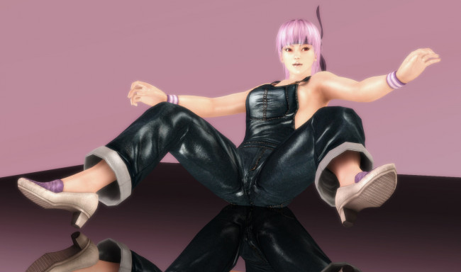 Обои картинки фото 3д графика, аниме , anime, девушка, поза, фон, взгляд