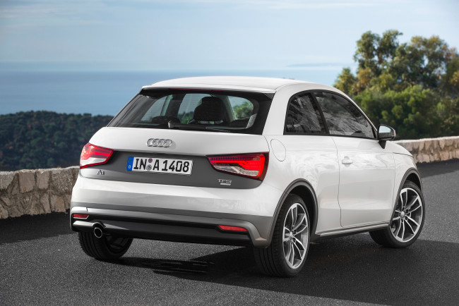 Обои картинки фото автомобили, audi, active, tfsi, ultra, 8x, 2014г, светлый, a1