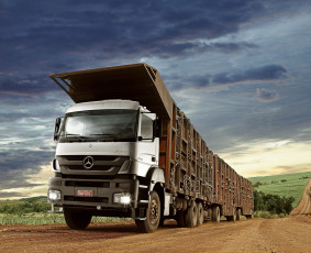 Картинка автомобили mercedes+trucks axor mercedes-benz 3344